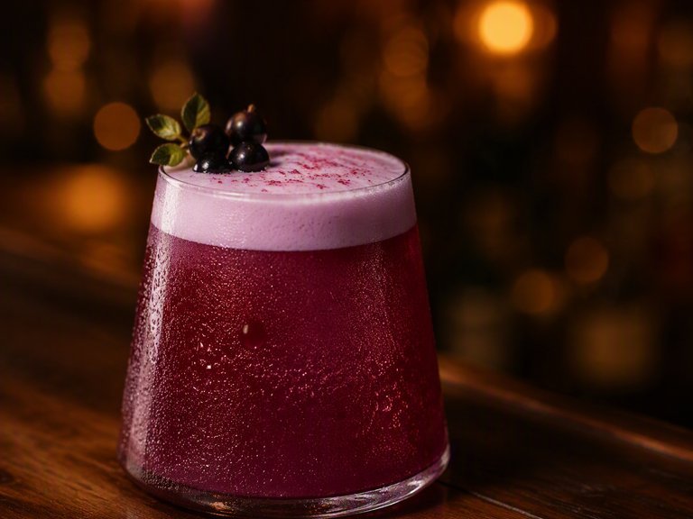 Calafate sour — trago chileno