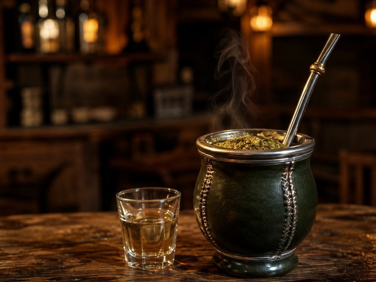 Mate con malicia — trago chileno
